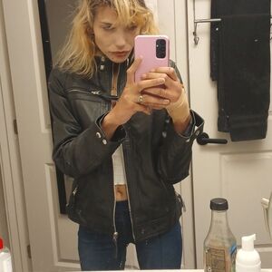 Beautiful RealLeather jacket. Boutique unique one in a million